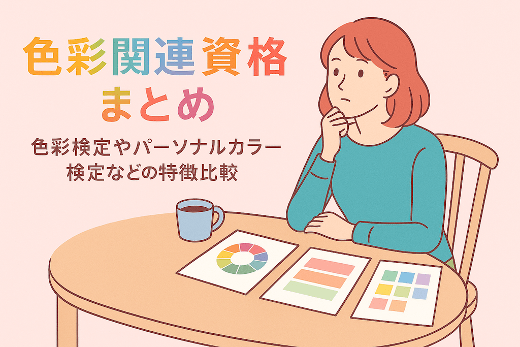 色彩関連資格まとめ｜それぞれの特徴を比較